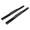 Trailfx TrailFX A1529B; Step Nerf Bar; With Step Pads 4 Inch Oval Straight Powder Coated Black Mild Steel A1529B - alternate 1